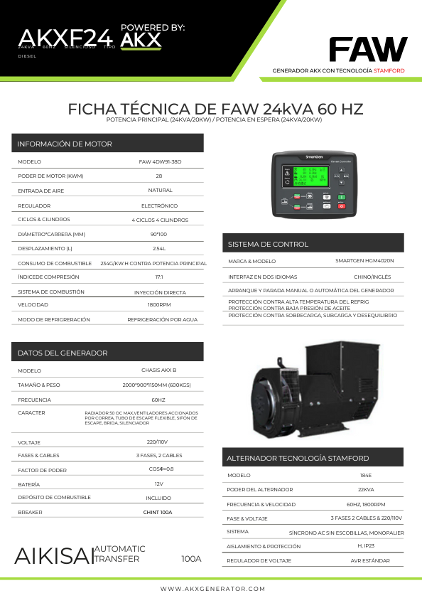 Ficha tecnica-AKX-FAW 24kVA-akx-generator