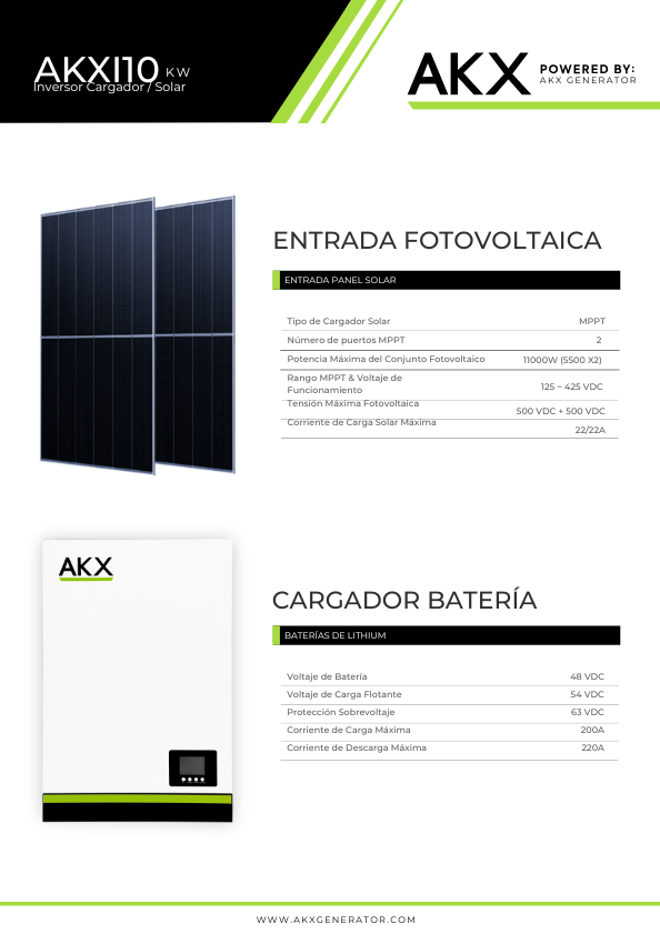 ficha tecnica-Inversor 10KW-akx-generato