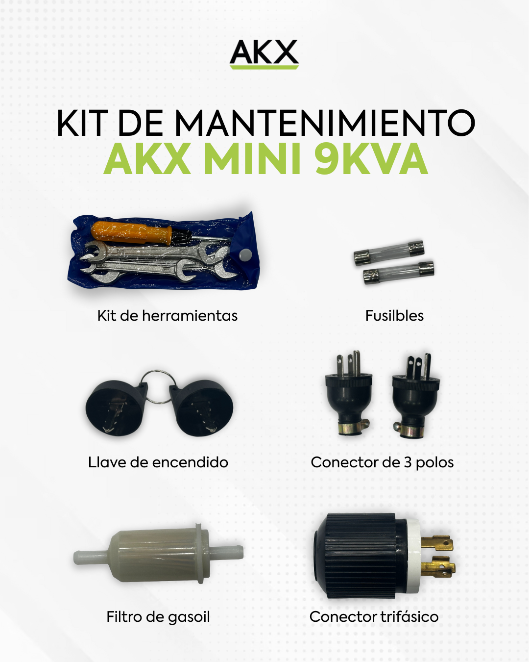 KIT DE MANTENIMIENTO-akx-generator