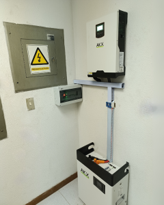 instalación inversor-akx-generator
