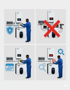 Reparación de inversor-AKX-GENERATOR