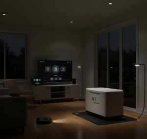 Sistema domotico con generador-AKX-GENERATOR