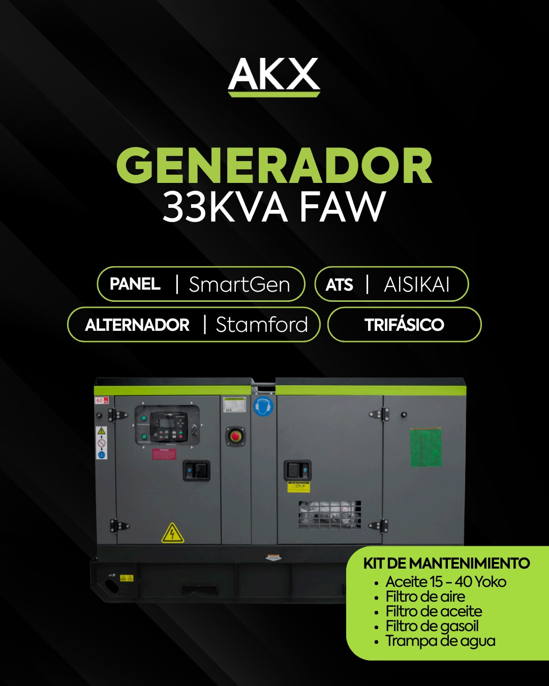 KIT DE MANTENIMIENTO-akx-generator
