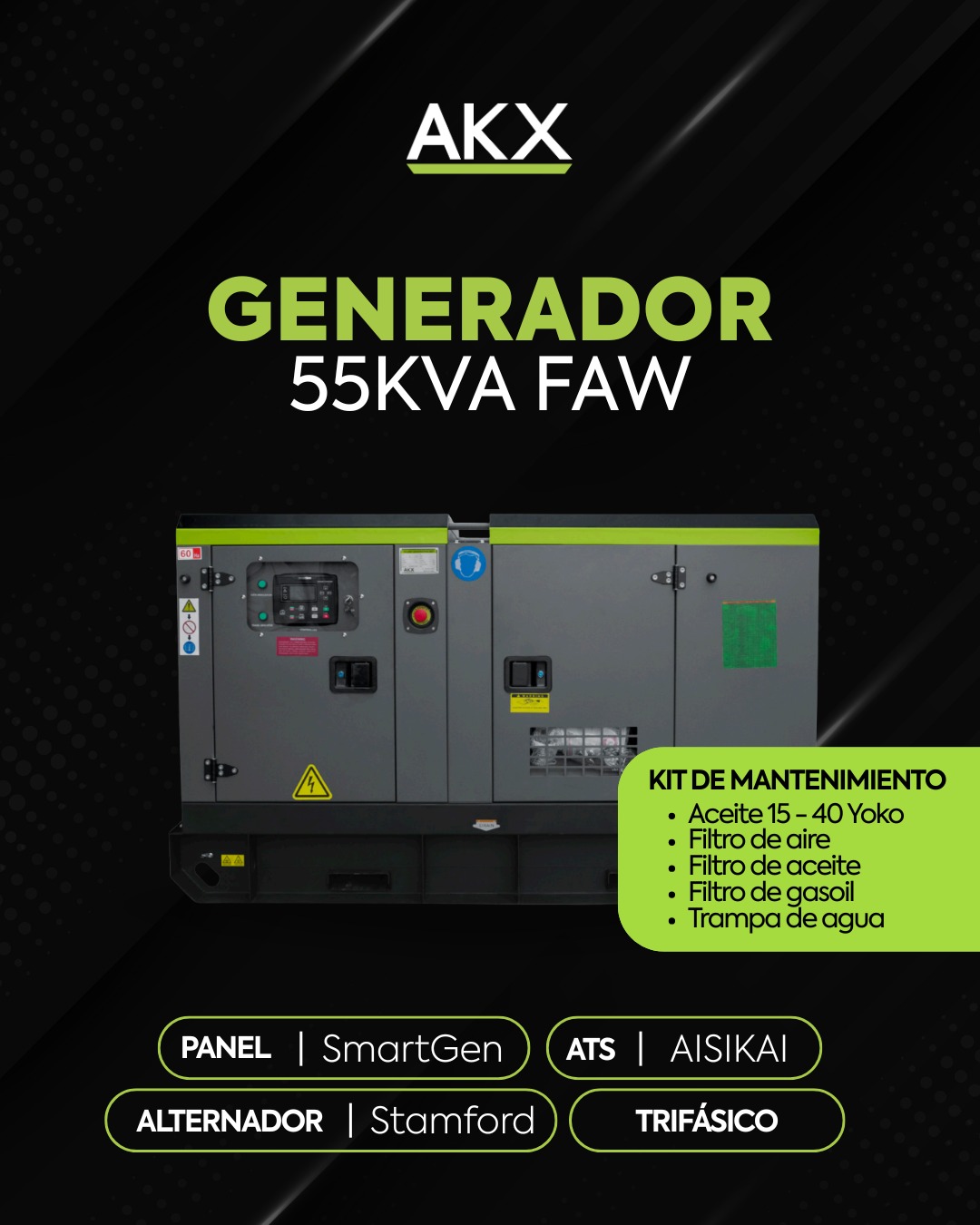 KIT DE MANTENIMIENTO-akx-generator