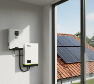 inversor y panel solar-AKX-GENERATOR